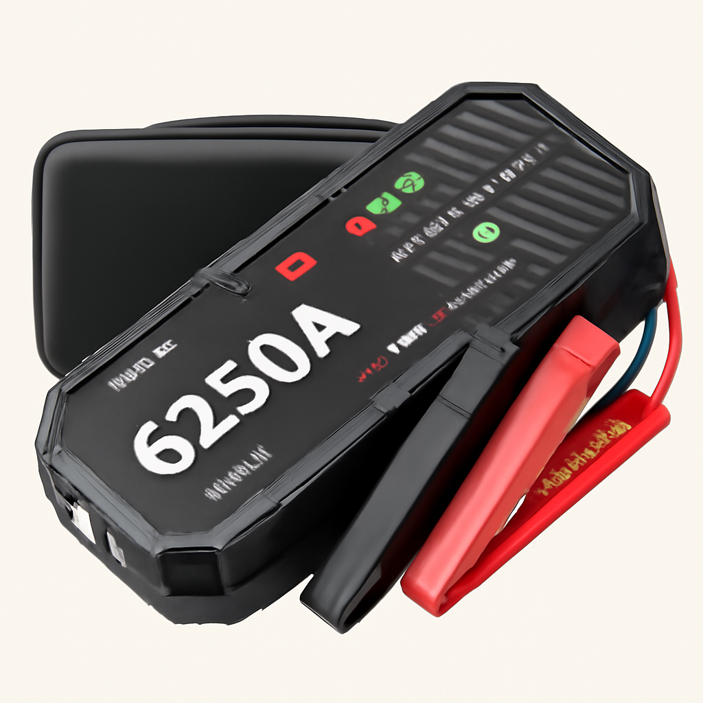 Bærbar 12V Jump Starter Power Bank - 6000A