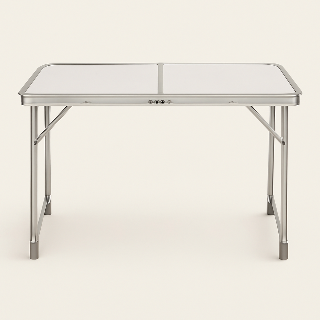 Lille foldbart campingbord i aluminium 26CM