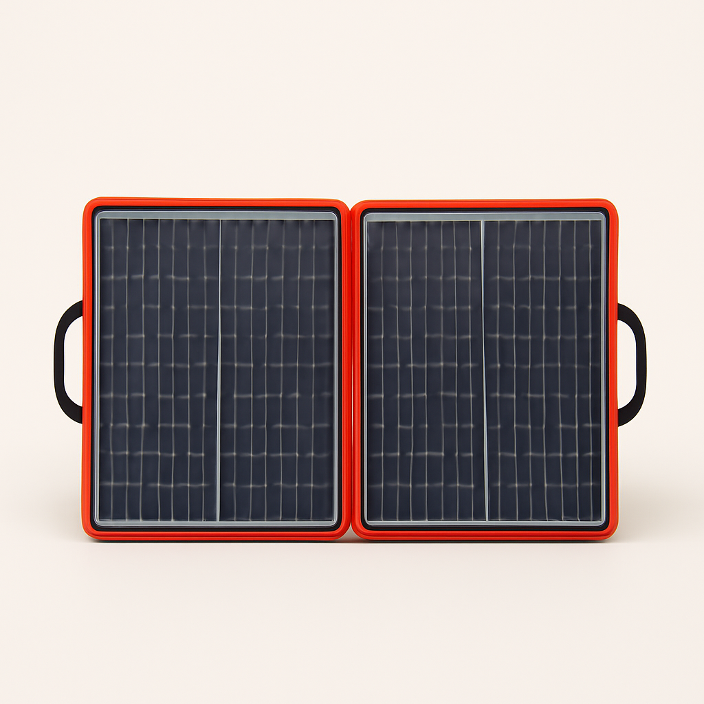 Dokio 100W Fleksibelt Foldbart Solpanel med 12V