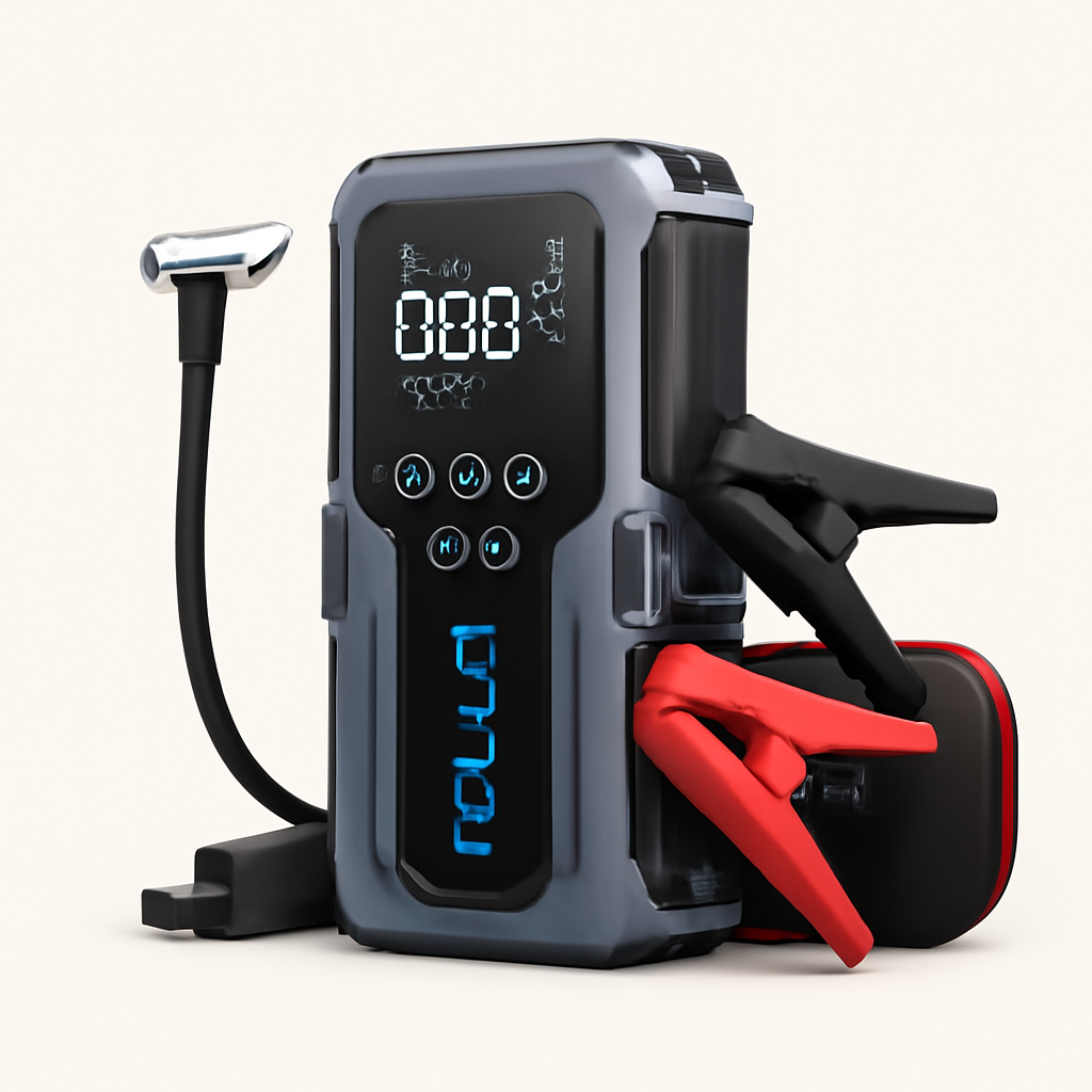 UTRAI 1500A Startbooster med Power Bank og Luftpumpe