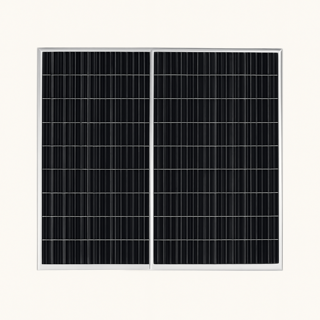 DOKIO 18V 100W Monokrystallinsk Vandtæt Solpanel